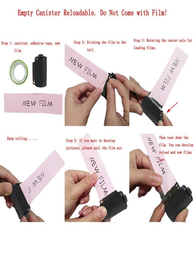 eTone Reloadable Empty Canisters Cassettes Case Assorted for Kodak Fuji Agfa 135 35mm 36EXP Vintage Hand Roll Pan Film Negative - Image 5